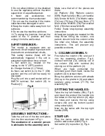 Предварительный просмотр 12 страницы BH FITNESS YV25 Instructions For Assembly And Use