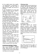 Preview for 16 page of BH FITNESS ZERO G400 Instructions For Assembly And Use