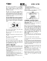 Preview for 13 page of BH HI POWER G790 Assembly And Use Manual