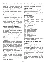 Preview for 21 page of BH Hipower G290 Instructions For Assembly And Use