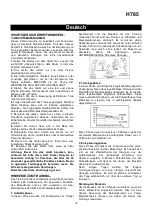 Preview for 14 page of BH Hipower H785 Instructions For Assembly And Use