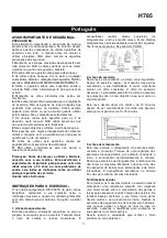 Preview for 17 page of BH Hipower H785 Instructions For Assembly And Use