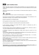 Preview for 3 page of BH Hipower L410 Instructions For Assembly And Use