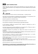 Preview for 3 page of BH Hipower L535 Instructions For Assembly And Use