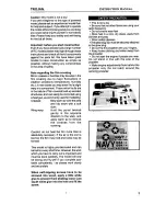 Preview for 3 page of BH Model P-40C Tomahawk Instruction Manual