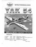 Preview for 1 page of BH Model YAK 54 BH.47 Instruction Manual Book