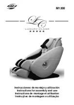 BH SHIATSU Luxury Class M1200 Instructions For Assembly And Use preview