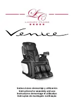 BH SHIATSU Venice M-650 Instructions For Assembly And Use preview