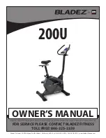 Preview for 1 page of BH BLADEZ 200U Owner'S Manual