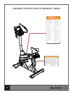 Предварительный просмотр 12 страницы BH BLADEZ 200U Owner'S Manual