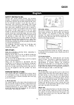 Preview for 14 page of BH G820 Instructions For Assembly And Use