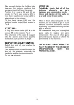 Preview for 14 page of BH Tecnovita ACTIVEPOWER YV16 Instructions For Assembly And Use