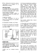 Preview for 18 page of BH Tecnovita ACTIVEPOWER YV16 Instructions For Assembly And Use