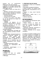 Preview for 23 page of BH Tecnovita Vibro Balance YV12 Instructions For Assembly And Use