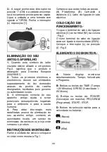 Preview for 28 page of BH Tecnovita Vibro Balance YV12 Instructions For Assembly And Use