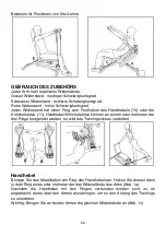 Preview for 56 page of BH Tecnovita X.Forte YF88 Instructions For Assembly And Use