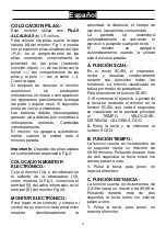 Preview for 3 page of BH Tecnovita YFAX91 Manual