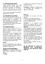 Preview for 8 page of BH Tecnovita YFAX91 Manual