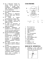 Preview for 19 page of BH Tecnovita YP36 Operating Instructions And Guarantee