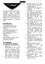 Preview for 22 page of BH Tecnovita YP36 Operating Instructions And Guarantee