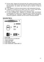 Preview for 22 page of BH Tecnovita YR31 Operating Instructions And Guarantee