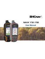 BHCnav NAVA F30 User Manual preview