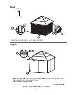 Предварительный просмотр 10 страницы BHG Archer Ridge Assembly Instructions Manual