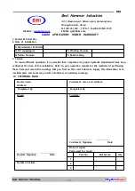 Предварительный просмотр 15 страницы BHI HydroRam HK580S Operations Manual & Parts List