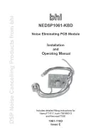 Предварительный просмотр 1 страницы BHI NEDSP1061-KBD Installation And Operating Manual