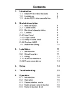 Предварительный просмотр 4 страницы BHI NEDSP1061-KBD Installation And Operating Manual