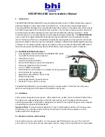 Предварительный просмотр 1 страницы BHI NEDSP1962-KBD User & Installation Manual