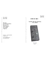 BHI NEIM 1031 MKII User Manual предпросмотр