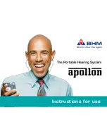 Preview for 1 page of BHM-Tech Apollon Instructions For Use Manual