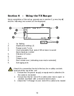 Предварительный просмотр 13 страницы BI COMMUNICATIONS TX RANGER Operating Instructions Manual