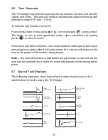 Предварительный просмотр 17 страницы BI COMMUNICATIONS TX RANGER Operating Instructions Manual