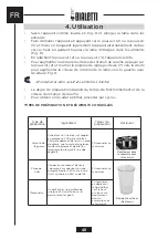 Предварительный просмотр 40 страницы Bialetti FMX04 Instructions For Use Manual