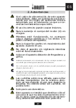 Предварительный просмотр 61 страницы Bialetti FMX04 Instructions For Use Manual