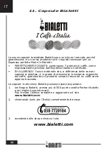 Предварительный просмотр 22 страницы Bialetti SMART CF65E Instructions For Use Manual