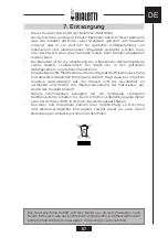 Preview for 57 page of Bialetti SPRR04 Instructions For Use Manual