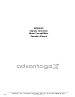 Biamp ADVANTAGE SPM522D Operation Manual preview