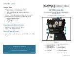 Biamp cambridge Qt 300 Demo Kit Quick Start Manual предпросмотр