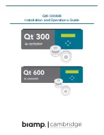 Biamp Cambridge Qt 300 Installation And Operation Manual предпросмотр