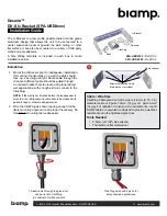 Предварительный просмотр 1 страницы Biamp Desono DX-S Installation Manual