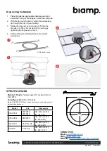 Preview for 2 page of Biamp Desono SPA-TR100 Installation Manual