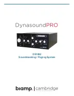 Preview for 1 page of Biamp Dynasound PRO DS1092 Manual