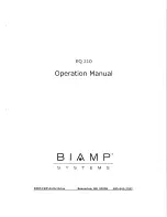 Biamp EQ210 Operation Manual preview