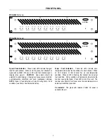 Preview for 5 page of Biamp MCA 8050 Operation Manual