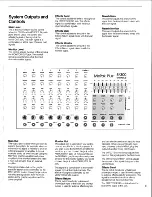 Предварительный просмотр 5 страницы Biamp MIXPAK PLUS Operator'S Manual