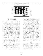 Предварительный просмотр 11 страницы Biamp OLYMPIA SERIES Owner'S Manual