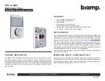 Preview for 1 page of Biamp TEC-X 1000 Installation & Operation Manual